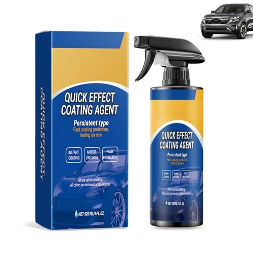 Polish Auto Rimuovi Graffi,Spray di Rivestimento Ceramico Nano,Spray Per Riparazione Graffi Auto,Facile da Applicare,Rimuove Piccoli Graffi e Lascia la Superficie della tua Auto Come Nuova(120ml)
