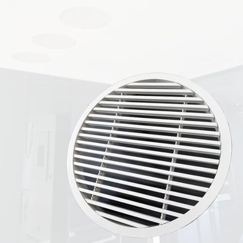 Grille d'aération avec filtre et panneau amovible à persiennes