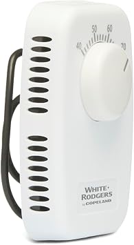 White-Rodgers Mechanical Line Voltage Thermostat, 1G65-641