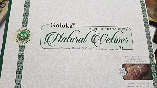 Qaromas Goloka Natural Vetiver - Herb of Tranquility, 12 x 15 g