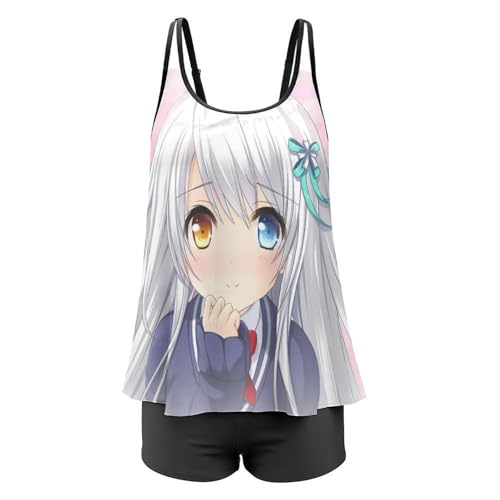 Tankini ensemble bikini avec short de garçon pour vos vacances à la mer