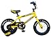 Pacific Vortax BMX Style Kids Bike, for Boys and Girls Ages 1 to 4, Single Speed, 12-Inch Wheels with Removable Training Wheels, Rear Coaster Brake, Yellow