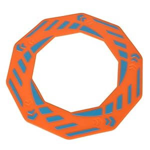 Simba 107206031 – Flex Wurfring, faltbar auf Hosentaschengröße, mit Bedruckung, Softmaterial