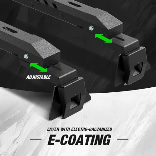 Max Loading 420-POUND Heavy Duty Roof Rack Cross Bars Fit for Jeep Wrangler JL JK Gladiator JT 2007-2024,(2 & 4 Door) Steel Crossbars Rooftop Cargo Bag Kayak Bike Carrier