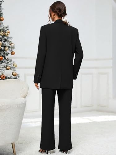 Image of KOTTY Women's Solid Relaxed Fit Full Sleeve Co-ord Blazer and Trouser Set.