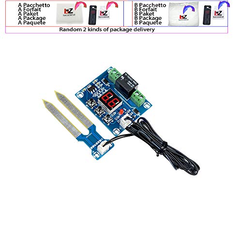 XH-M214 12V Soil Humidity Sensor Controller Irrigation System Automatic Watering Module Digital Display Humidity Controller Red