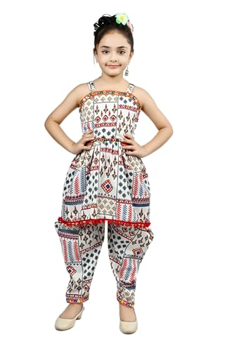 Image of Blushup Girls Kids Kurti and Dhoti Set