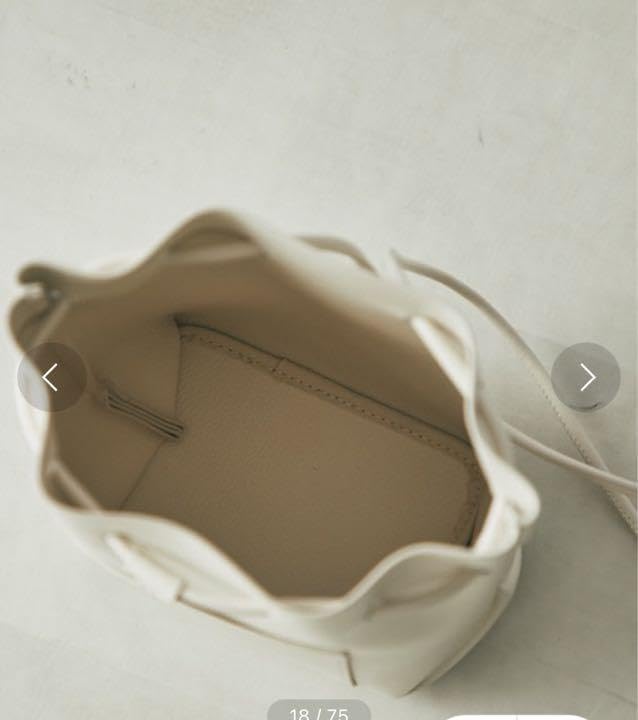 Amazon.co.jp: YAHKI ヤーキ レザー 巾着 ミニ ショルダー バッグ  