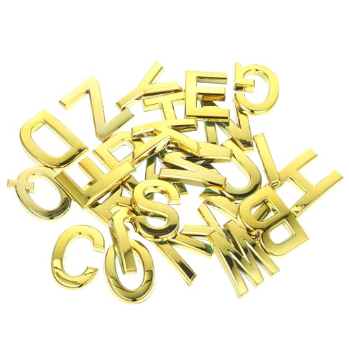 Lettres adhésives pour boîte aux lettres alphabet 5 cm panneau adresse extérieur UPKOCH