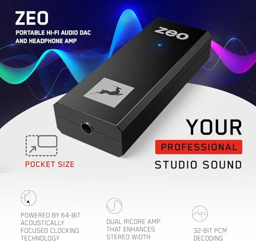 Antelope Audio Zenith 2 USB-C Audio Interface + ZEO DAC Audio Converter —- Audio Interface for Guitar, Vocals, Streaming & Podcasting —- High Resolution DAC/Amp Dongle w/USB Input for PC & Smartphone