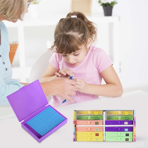 Support de rangement accessoires en strass avec plateau de tri pour boîtes à outils - 3