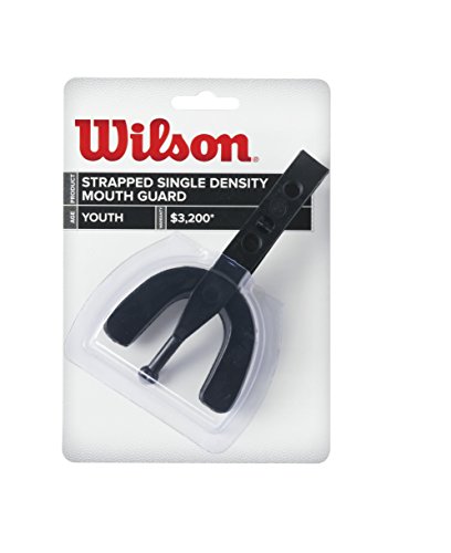Mouthguard Wilson avec sangle de sécurité pour la protection dentaire junior