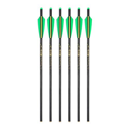Reegox Crossbow Bolts Carbon Crossbow Arrows For Hunting And Target Practice With Moon Nocks And Field Tips (6 Pack) (20) #TOP3