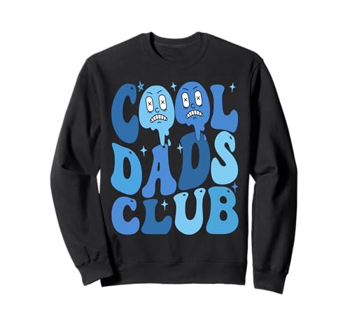 Cool Dads Club Groovy Logo Birthday Fathers Day Dad Daddy Sudadera