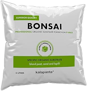 Kalapanta - Ziemia doniczkowa do Bonsai. Mieszanka torfu blond, piasku i lapilli. Profesjonalna jakość. Organiczne 2 litry.