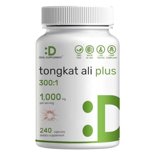 Tongkat Ali Extract 300:1 Enhanced with Horny Goat, 1100mg Per Serving, 180 Capsules, 2-1 Formula, Indonesia Origin Eurycoma Longifolia (Longjack), Max Strength Tongkat Ali for Men