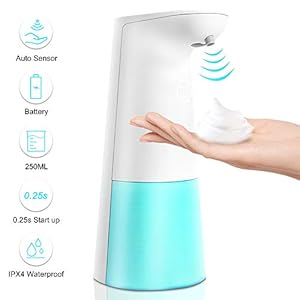 otumixx Seifenspender Automatisch, Berührungslos Schaumseifenspender mit Sensor Infrarot, 250ml Automatischer…