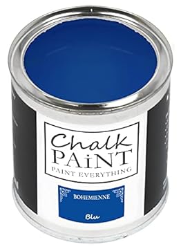 Chalk Paint Everything® Blu (Blue) – 750 ml Water-Based Chalk Paint for Shabby Chic Furniture, Décor, and Upcycling Projects – Non-Toxic, Easy to Apply