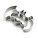 Bonayuanda Cookie Cutters Set Stainless Steel Mold (Set of 2), Silver