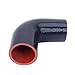 WISAUTO 90 Degree 4-Ply High Performance Elbow Coupler Silicone Hose for Auto Inner Diameter 1.5