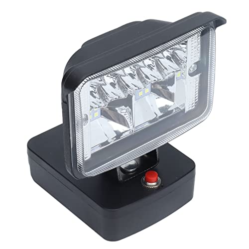 Yctze Luz de Inundación LED Súper Brillante para la Batería de Litio la Serie 18 V: 3 Modos con Alto Brillo y bajo Voltaje Seguro