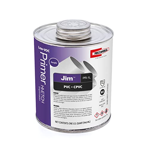 Rectorseal JIM PR-1L PURPLE 55918 Low Primer, Easy Application, Fast Acting, 1 Quart