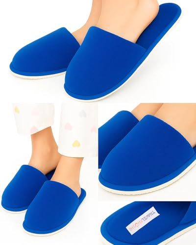 Image of Travelkhushi Unisex House Slippers For Winter & Summer Carpet Slippers for Bedrooms Indoor Home Slipper Comfy Soft Cozy Flip Flops