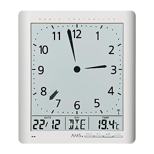 Mouvement analogique digital AMS 5898 cadran gris pour réparer montre mixte