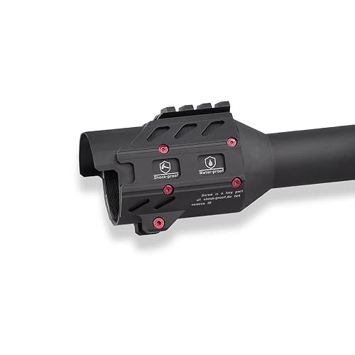 Discoveryopt 4-16X44 (Ffp) First Focal Plane Rifle Scope With Angle-Indi Cator, High Shock Resistance Stretch Lock Hunting Scope With 2* Scope Mount (20Mm Ring+Scope) #TOP2