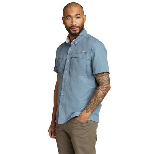 Eddie Bauer Men's Short Sleeve Ripstop Guide-Shirt