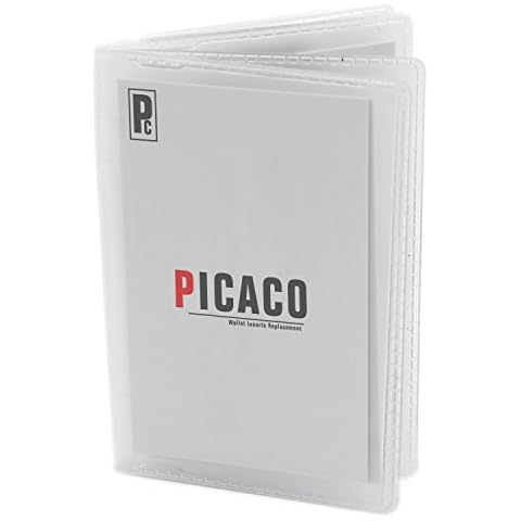 ZHOMA Set of 2 - Replacement Insert For for Bifold or Trifolds Wallet - Card Or Picture Insert Cover