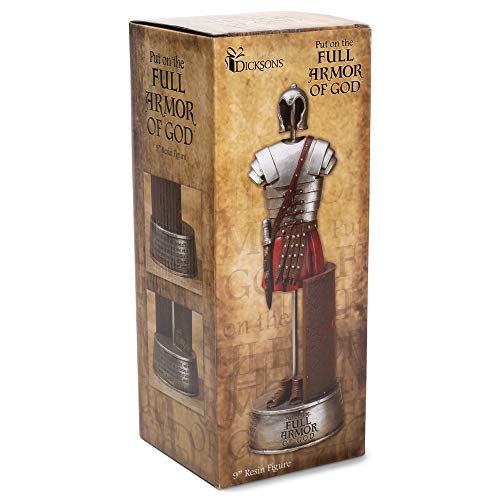 Dicksons Full Armor Of God Soldier Ephesians 6 Scripture 9.5 Inch Resin Stone Tabletop Figurine #TOP2