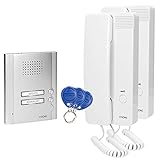 ✅ [ Interfonos para el hogar ] Ideal para casas unifamiliares y oficinas, instalación con cable, montando la unidad exterior.