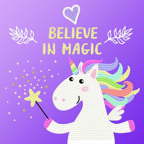 Diamond Dotz Dbx-012 - Quadro Con Cornice Con Diamanti Su Telaio, 22 X 22 X 2,5 Cm, Da Appoggiare O Appendere, Ideale Anche Per Bambini