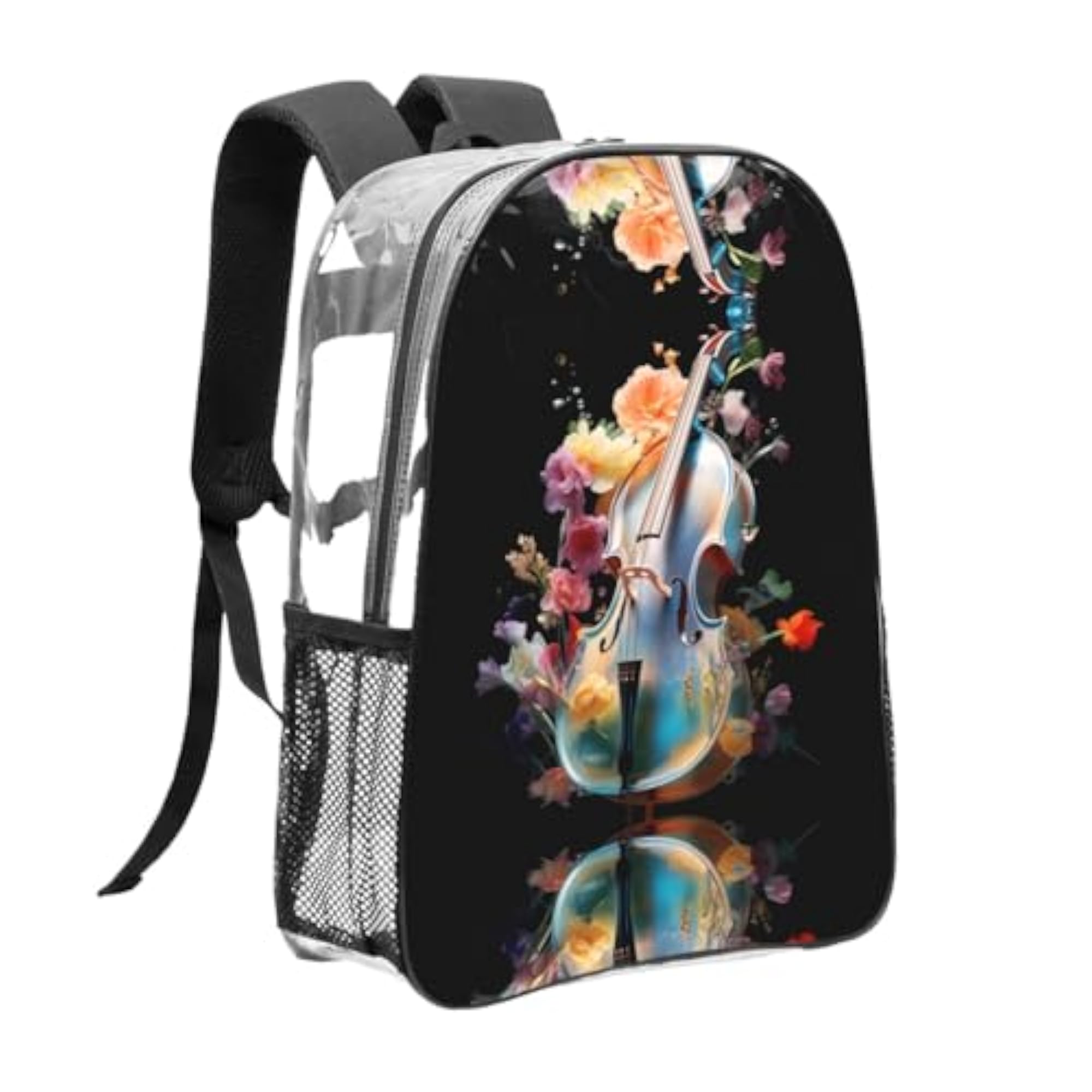 Transparent Large Capacity Cello Backpack