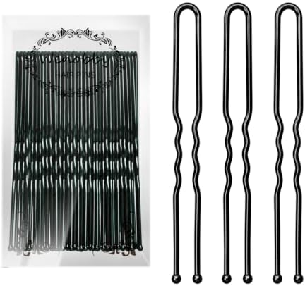U Shaped Hair Pins for Buns, 100 PCS 2.8" Hair Pins for Women Hair Styling with Thick Hair
