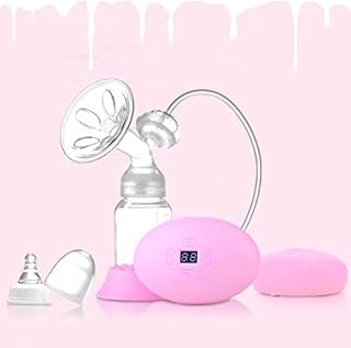 FVE Pink Electric Breast Pump with USB Cable Kit Set Light Weight Hands-Free