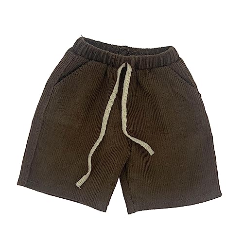 Pantalon sport miniature 1/12 en tissu doux de haute précision pour modélisme