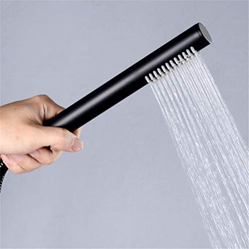 Ensemble de douche en laiton doré brossé pour baignoire chic