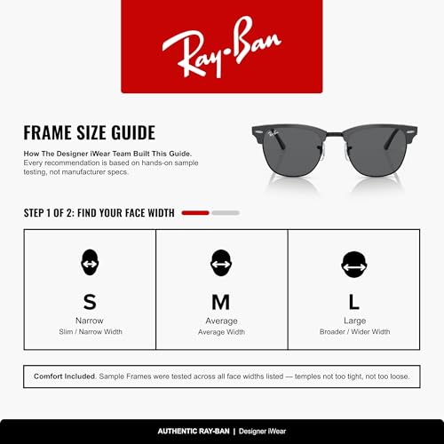 Image of Ray-Ban RB3016 Clubmaster Classic Square Sunglasses for Men for Women
