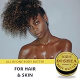 Dr Shea Whipped Vanilla Body Butter (200ml) - Intense 24H Hydration & Firming Glow - 100% Natural Raw Shea Butter & Almond Oil - Warm Vanilla Scent - Vegan Skincare for Dry Skin - Image 6