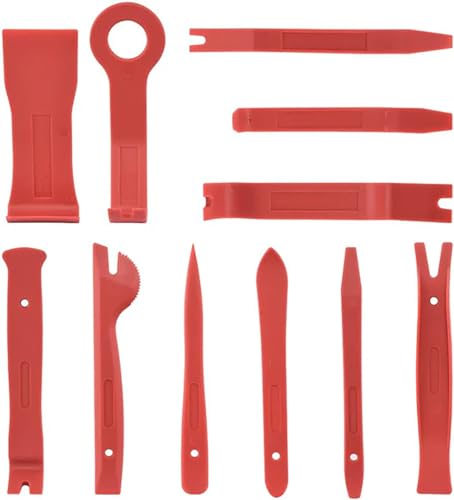 Neiko 20765A Auto Trim Removal | Heavy Duty Nylon Fiber Composite Body Installer Pry Scraper Fastener Panel Molding | 11-Piece Set