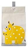3 Sprouts Diaper Stacker, Rhino/Yellow