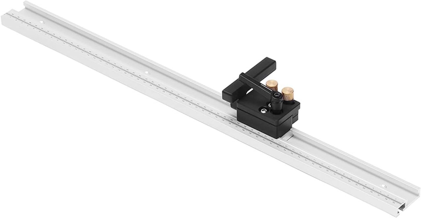400-1220mm Aluminum Alloy T-track T-slot Miter Bar Woodworking Jig Stop Tools (1000mm)
