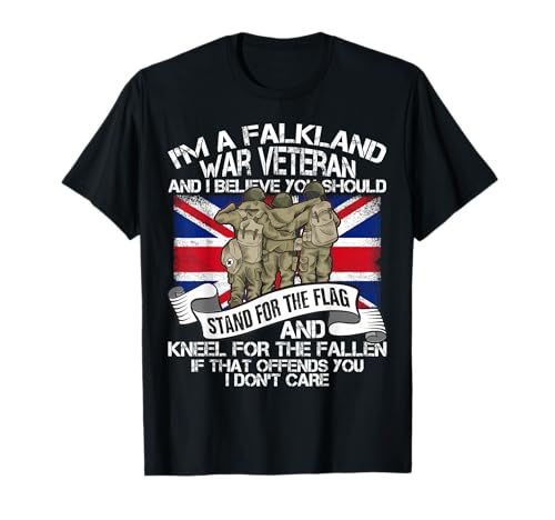 Cool Falkland War Veteran Soldier Proud Hero Veteran's Day T-Shirt