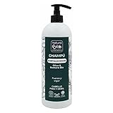 Champú Fortalecedor Vegan 740ml Con Oliva, Romero y Aloe Vera Bio Cabello Fino y Débil Limpieza Suave con Coco Uso Frecuente