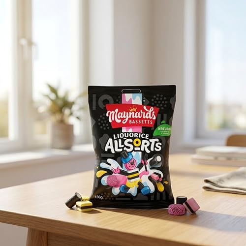 Maynards Bassetts Liquorice Allsorts 130g miniatura 4