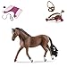 Produktbild Horseclub Schleich 13909 Trakehner Wallach + Zubehör (42460 und 42490)