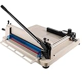 Paper Cutter Heavy Duty, 12 inch A4 Guillotine Paper Cutter, 500 Sheet Solid Capacity Steel Structure Paper Trimmer, Double Safety Protection for Cutting Paper, Leather, Cardboard, Polyester