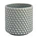 Bloomingville A75100047 Sky Blue & Cream Stoneware Pot with Crackle Finish